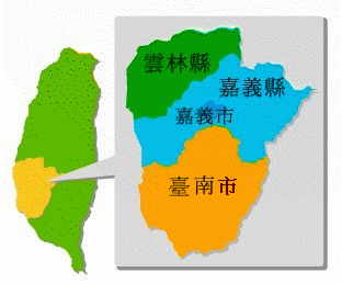 管轄區域圖